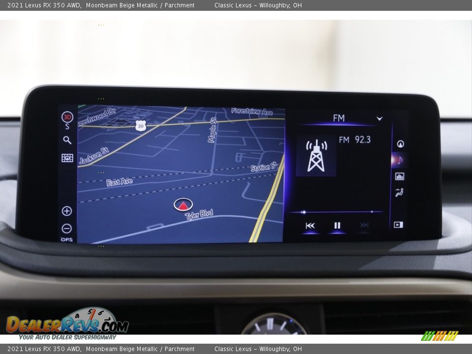 Navigation of 2021 Lexus RX 350 AWD Photo #11