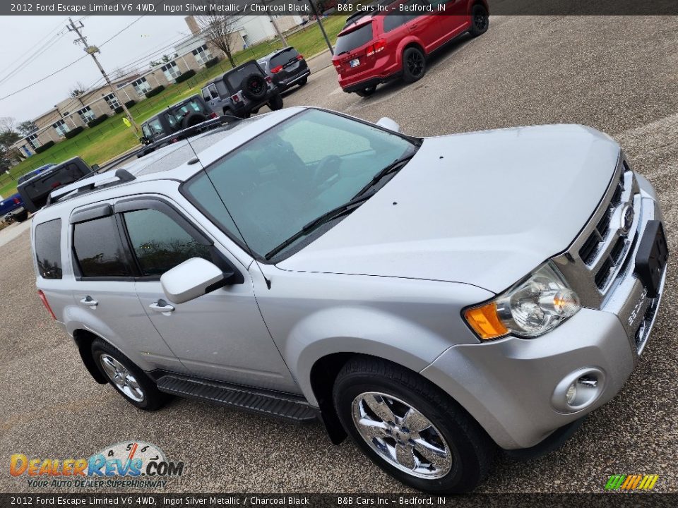 2012 Ford Escape Limited V6 4WD Ingot Silver Metallic / Charcoal Black Photo #22