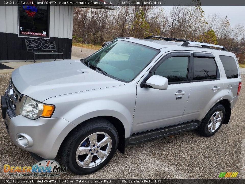 2012 Ford Escape Limited V6 4WD Ingot Silver Metallic / Charcoal Black Photo #23
