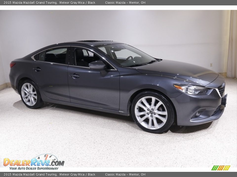 2015 Mazda Mazda6 Grand Touring Meteor Gray Mica / Black Photo #1