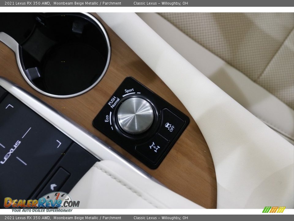 2021 Lexus RX 350 AWD Moonbeam Beige Metallic / Parchment Photo #16
