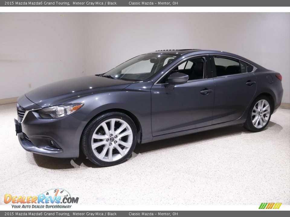 2015 Mazda Mazda6 Grand Touring Meteor Gray Mica / Black Photo #3