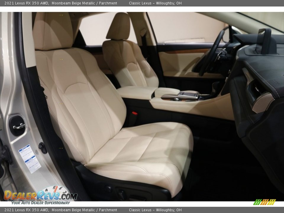 2021 Lexus RX 350 AWD Moonbeam Beige Metallic / Parchment Photo #18