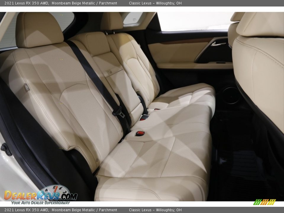 2021 Lexus RX 350 AWD Moonbeam Beige Metallic / Parchment Photo #19