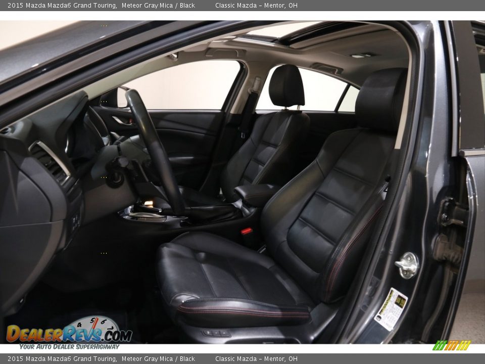 2015 Mazda Mazda6 Grand Touring Meteor Gray Mica / Black Photo #5