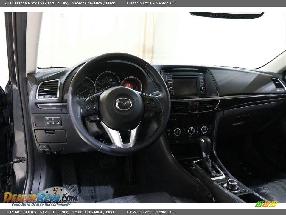 2015 Mazda Mazda6 Grand Touring Meteor Gray Mica / Black Photo #6