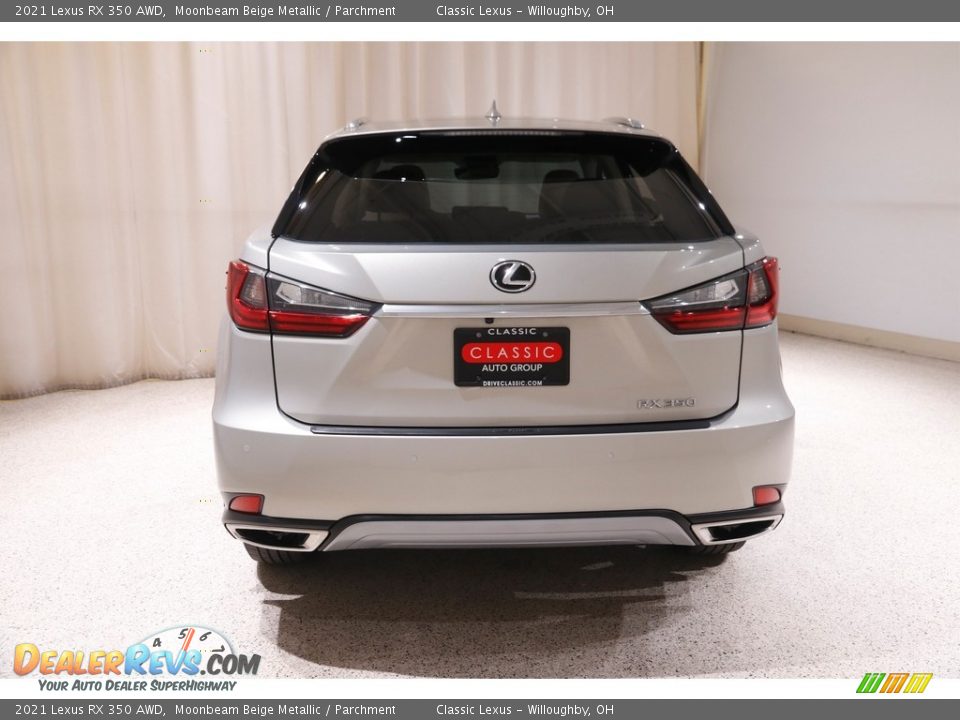2021 Lexus RX 350 AWD Moonbeam Beige Metallic / Parchment Photo #21