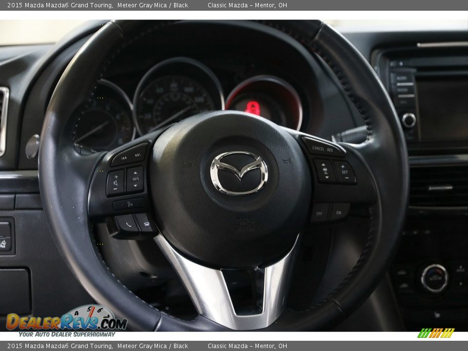 2015 Mazda Mazda6 Grand Touring Meteor Gray Mica / Black Photo #7