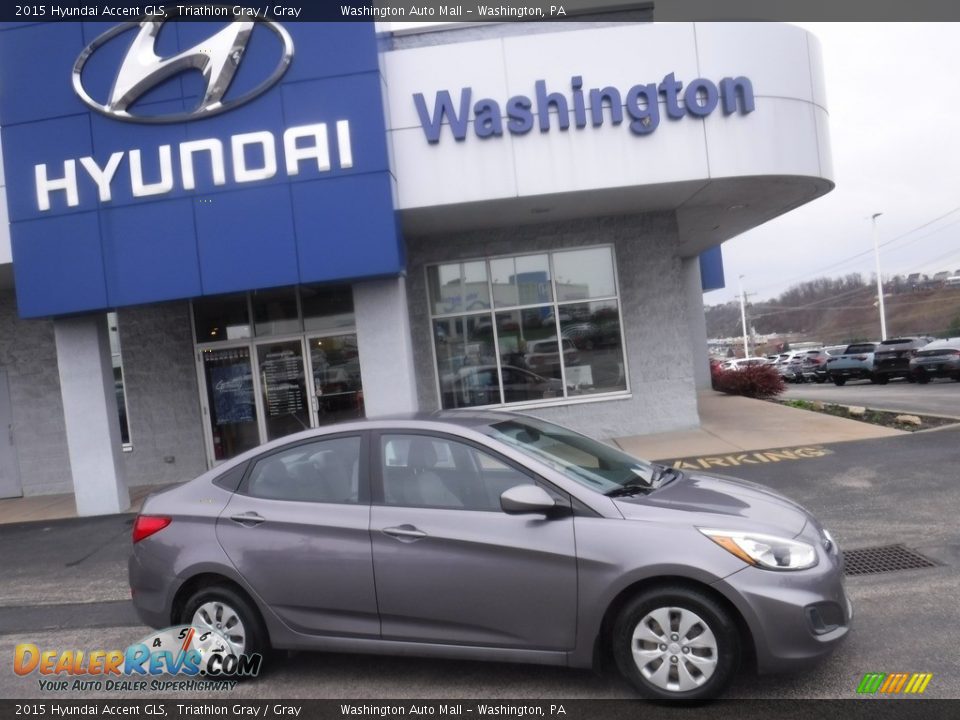 2015 Hyundai Accent GLS Triathlon Gray / Gray Photo #2