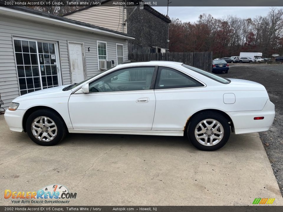 2002 Honda Accord EX V6 Coupe Taffeta White / Ivory Photo #4