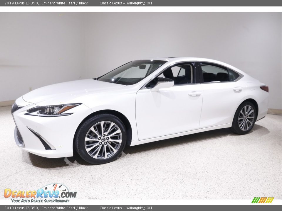 2019 Lexus ES 350 Eminent White Pearl / Black Photo #3