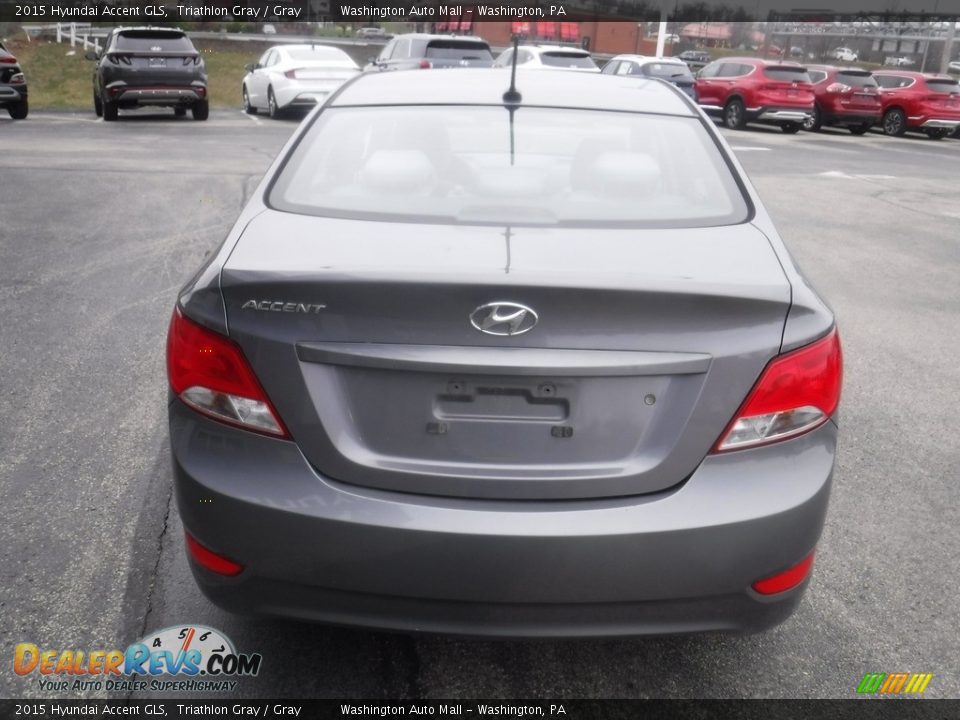 2015 Hyundai Accent GLS Triathlon Gray / Gray Photo #7