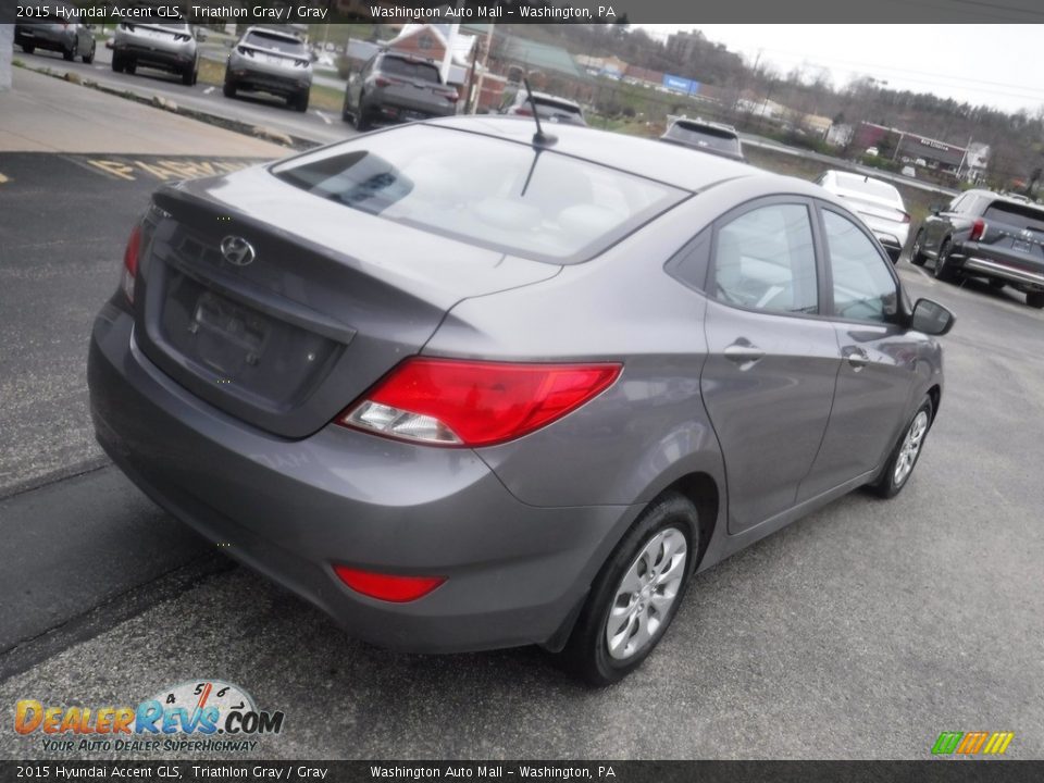 2015 Hyundai Accent GLS Triathlon Gray / Gray Photo #8