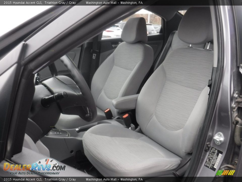 Front Seat of 2015 Hyundai Accent GLS Photo #11