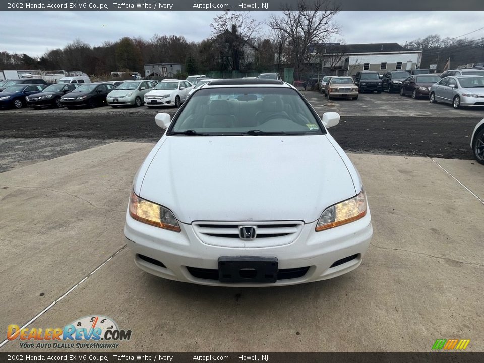 2002 Honda Accord EX V6 Coupe Taffeta White / Ivory Photo #13