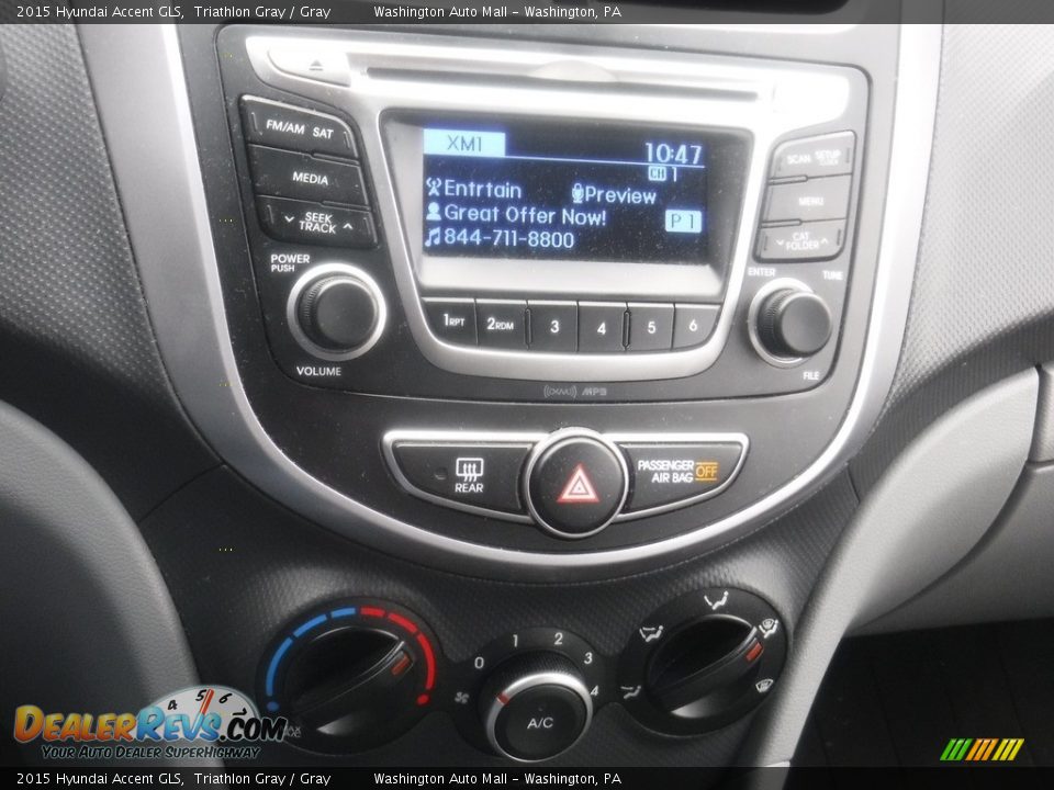 Controls of 2015 Hyundai Accent GLS Photo #15