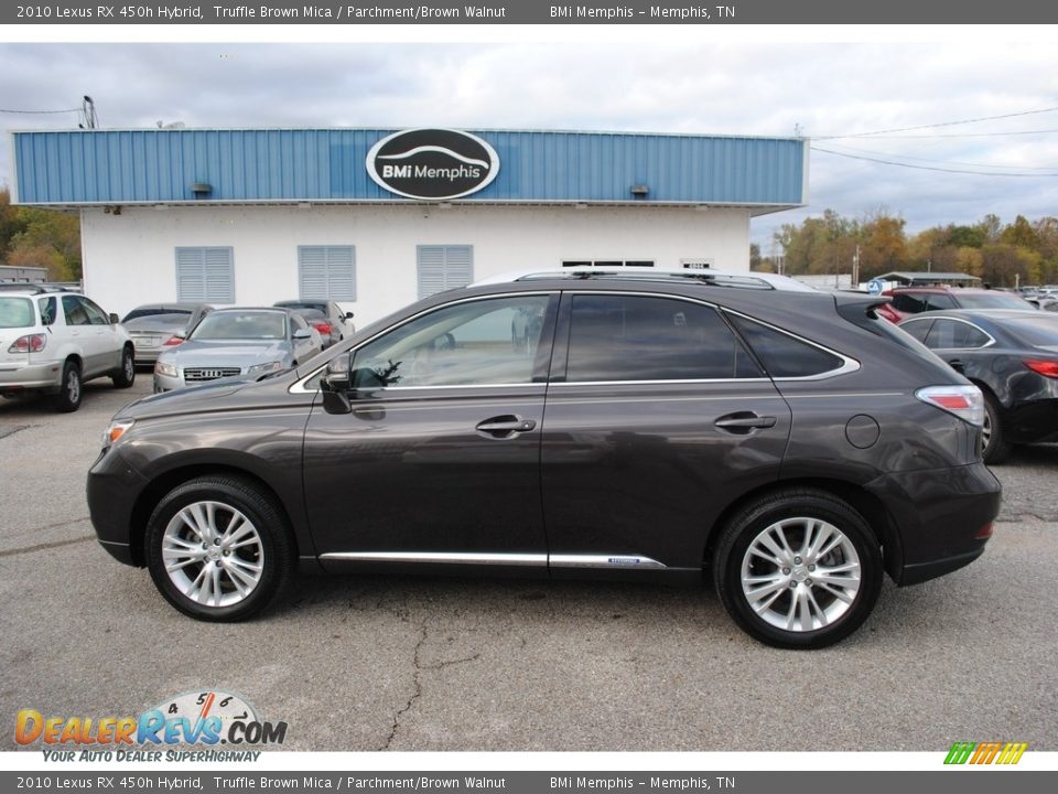 2010 Lexus RX 450h Hybrid Truffle Brown Mica / Parchment/Brown Walnut Photo #2