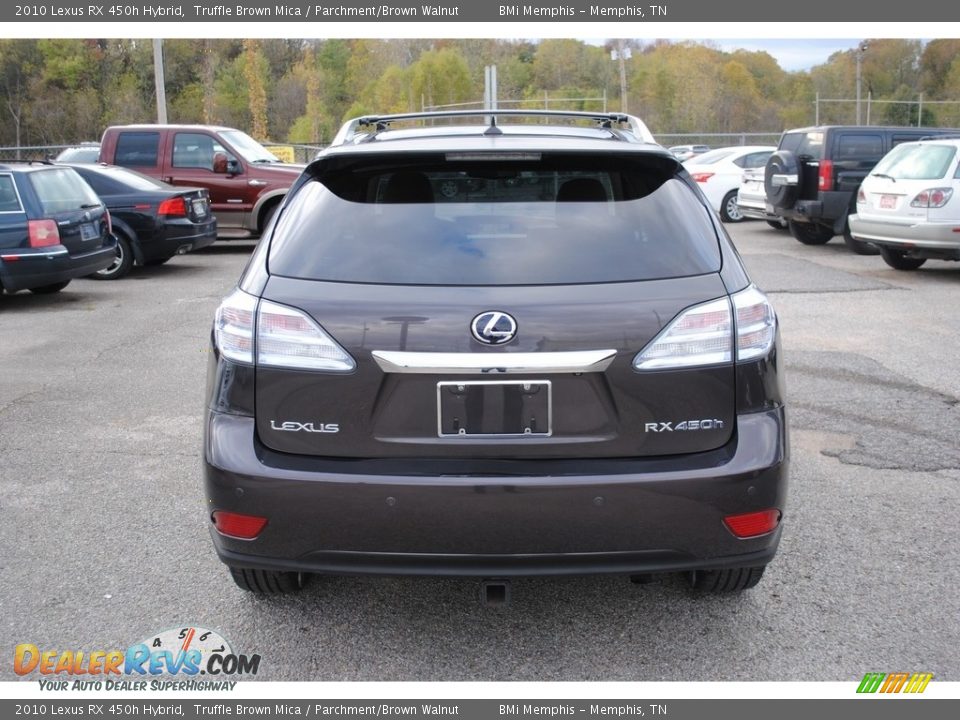 2010 Lexus RX 450h Hybrid Truffle Brown Mica / Parchment/Brown Walnut Photo #4