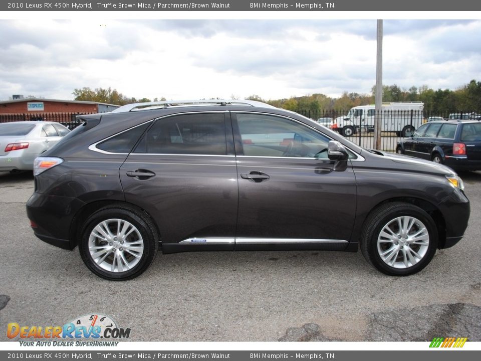 2010 Lexus RX 450h Hybrid Truffle Brown Mica / Parchment/Brown Walnut Photo #6