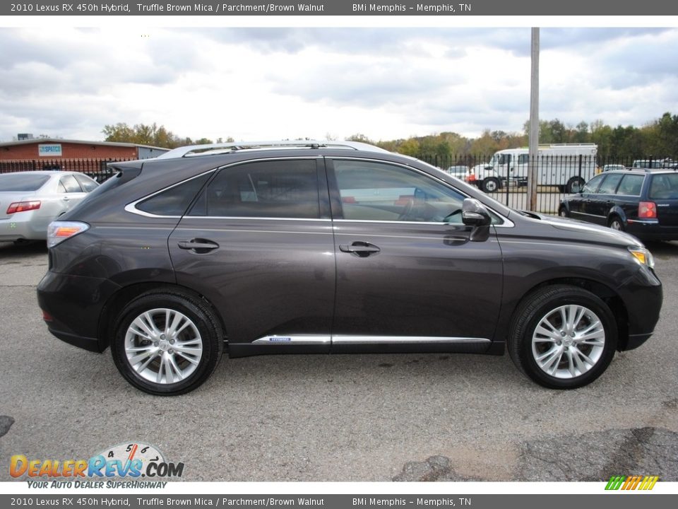 2010 Lexus RX 450h Hybrid Truffle Brown Mica / Parchment/Brown Walnut Photo #6