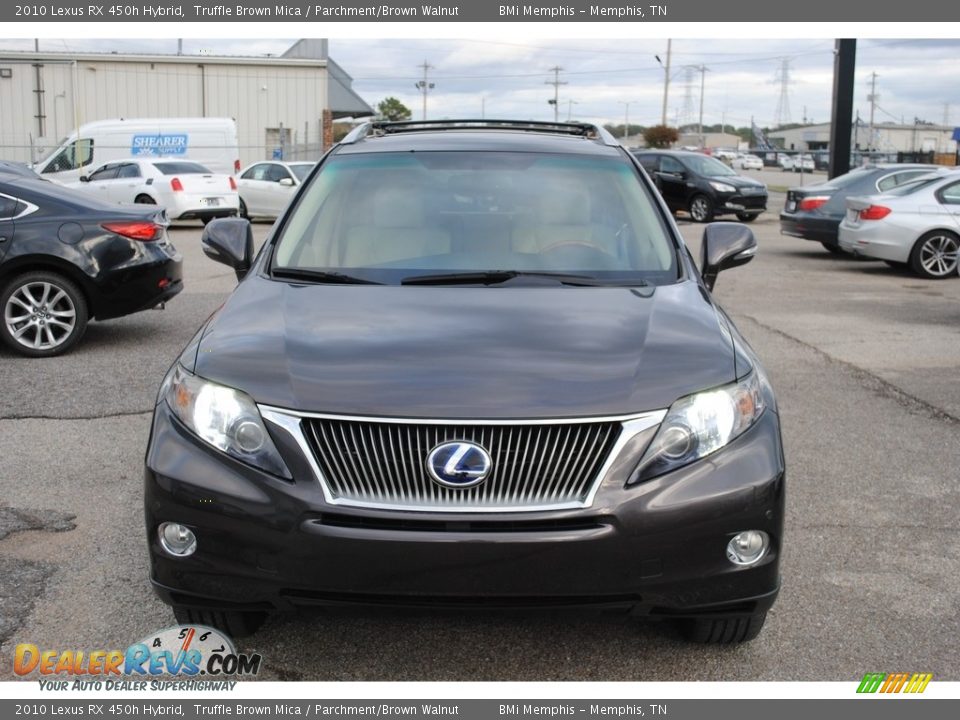 2010 Lexus RX 450h Hybrid Truffle Brown Mica / Parchment/Brown Walnut Photo #8