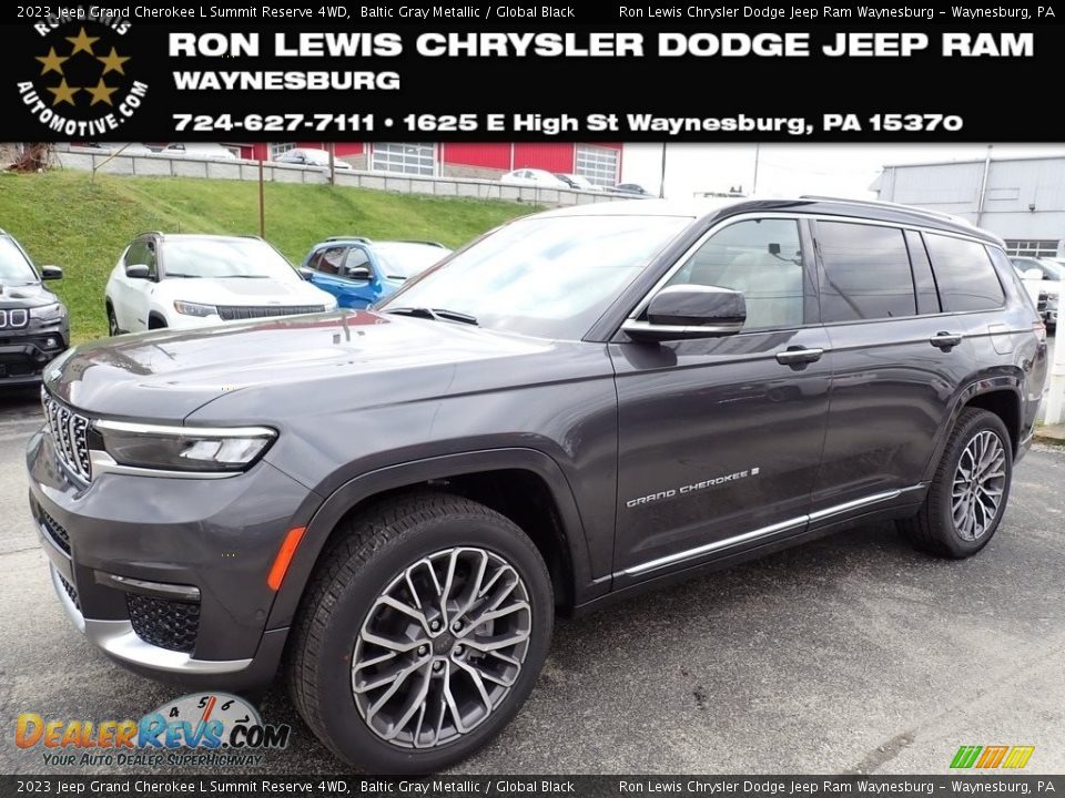 2023 Jeep Grand Cherokee L Summit Reserve 4WD Baltic Gray Metallic / Global Black Photo #1