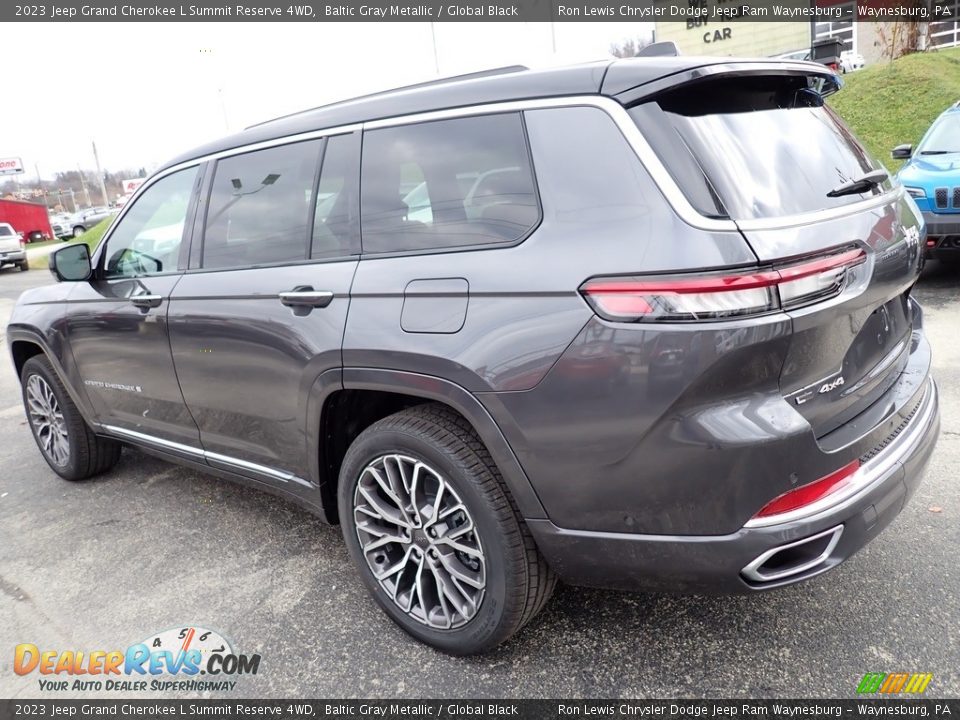 2023 Jeep Grand Cherokee L Summit Reserve 4WD Baltic Gray Metallic / Global Black Photo #3