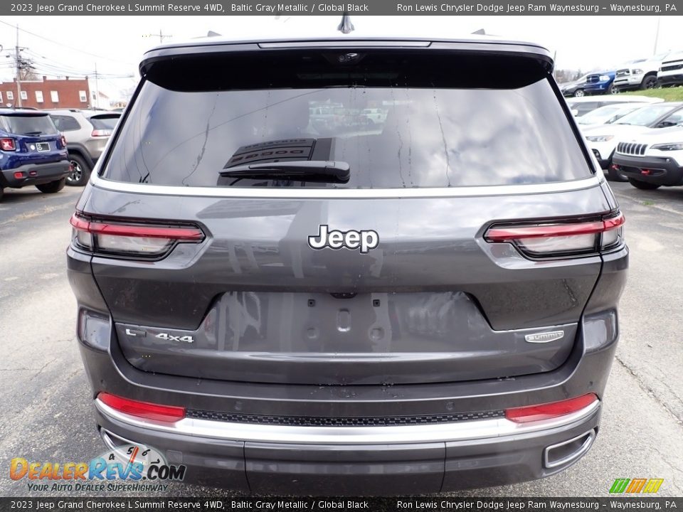 2023 Jeep Grand Cherokee L Summit Reserve 4WD Baltic Gray Metallic / Global Black Photo #4