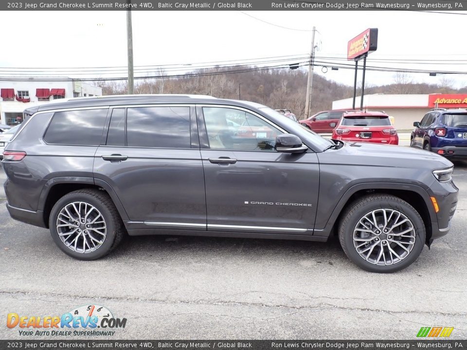 2023 Jeep Grand Cherokee L Summit Reserve 4WD Baltic Gray Metallic / Global Black Photo #7