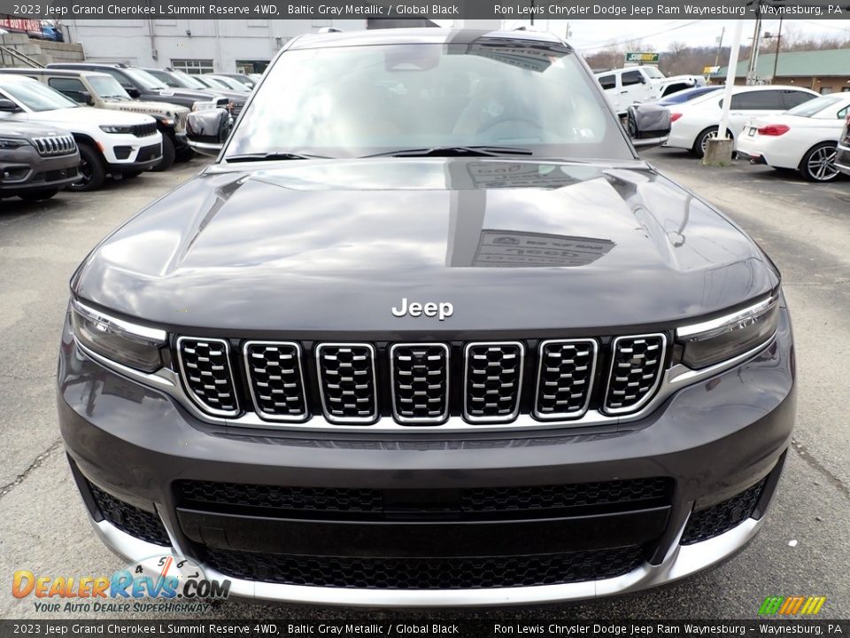 2023 Jeep Grand Cherokee L Summit Reserve 4WD Baltic Gray Metallic / Global Black Photo #9