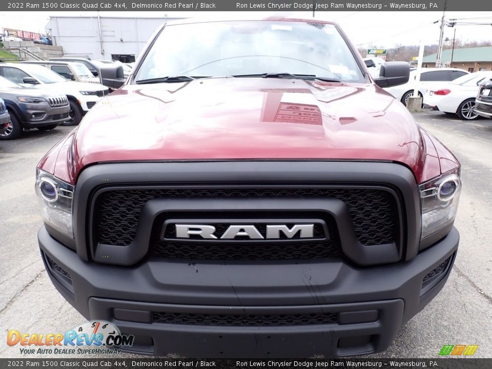 2022 Ram 1500 Classic Quad Cab 4x4 Delmonico Red Pearl / Black Photo #8