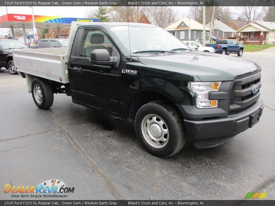 2016 Ford F150 XL Regular Cab Green Gem / Medium Earth Gray Photo #5