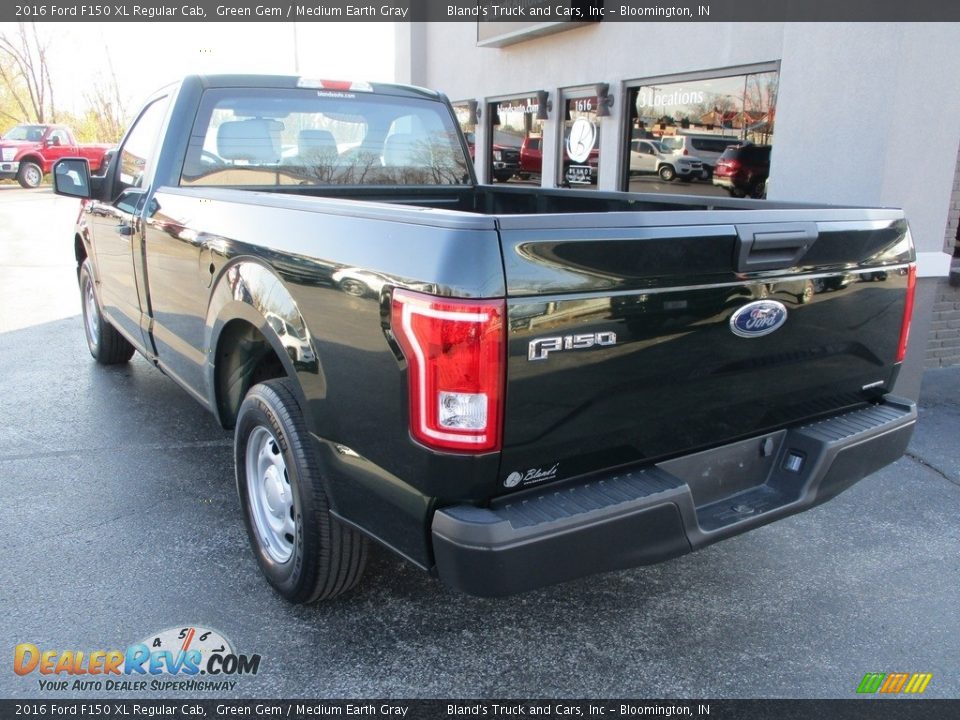 2016 Ford F150 XL Regular Cab Green Gem / Medium Earth Gray Photo #3