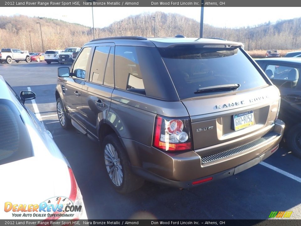 2012 Land Rover Range Rover Sport HSE Nara Bronze Metallic / Almond Photo #8