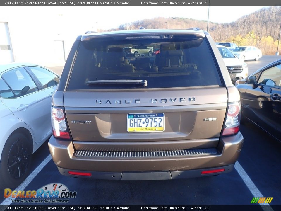 2012 Land Rover Range Rover Sport HSE Nara Bronze Metallic / Almond Photo #9