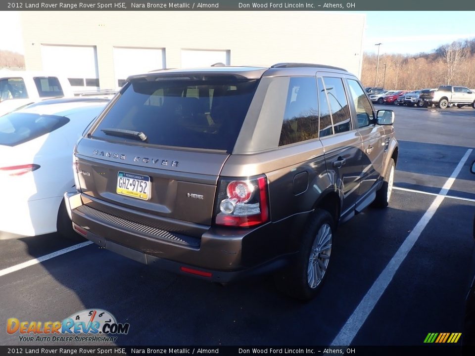 2012 Land Rover Range Rover Sport HSE Nara Bronze Metallic / Almond Photo #10