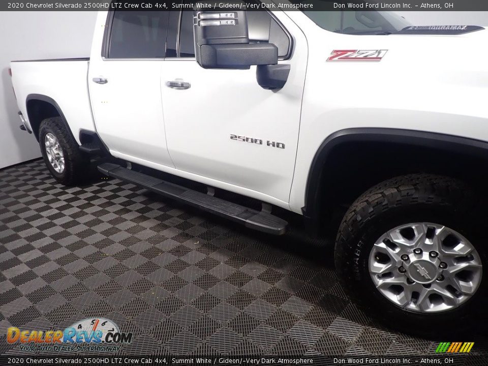 2020 Chevrolet Silverado 2500HD LTZ Crew Cab 4x4 Summit White / Gideon/­Very Dark Atmosphere Photo #6