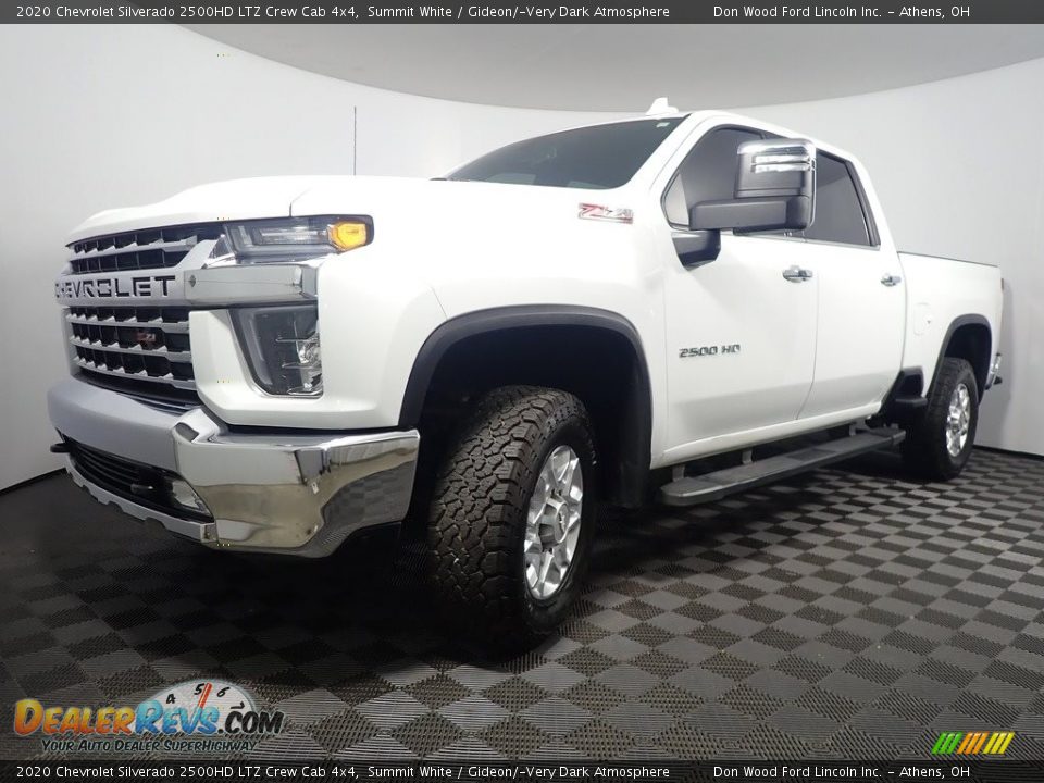 2020 Chevrolet Silverado 2500HD LTZ Crew Cab 4x4 Summit White / Gideon/­Very Dark Atmosphere Photo #10