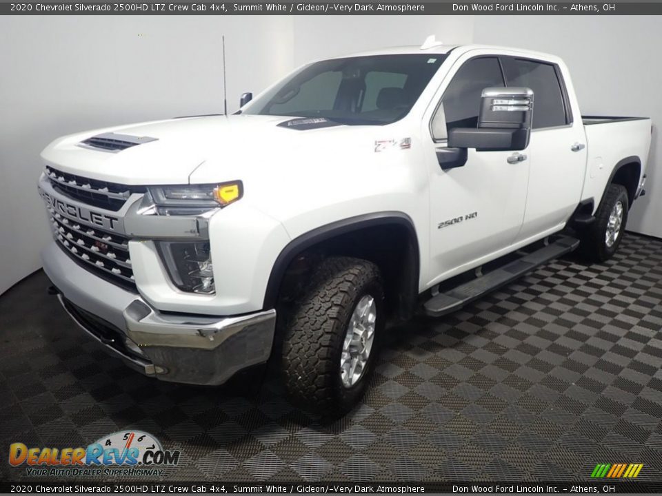 2020 Chevrolet Silverado 2500HD LTZ Crew Cab 4x4 Summit White / Gideon/­Very Dark Atmosphere Photo #11