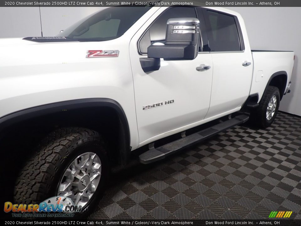 2020 Chevrolet Silverado 2500HD LTZ Crew Cab 4x4 Summit White / Gideon/­Very Dark Atmosphere Photo #12