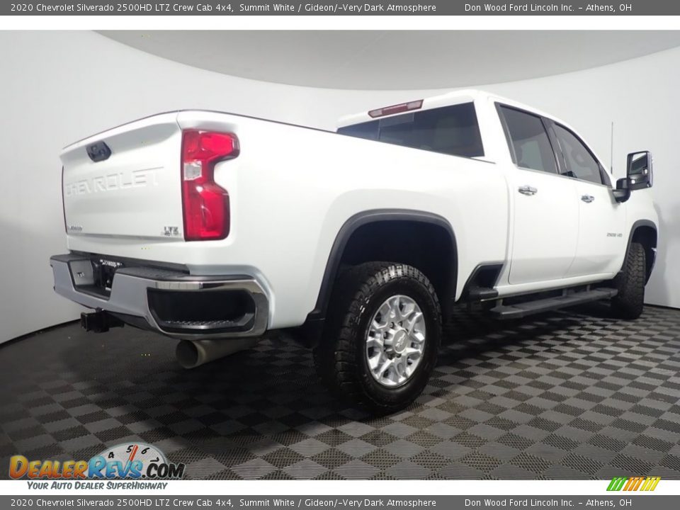 2020 Chevrolet Silverado 2500HD LTZ Crew Cab 4x4 Summit White / Gideon/­Very Dark Atmosphere Photo #17