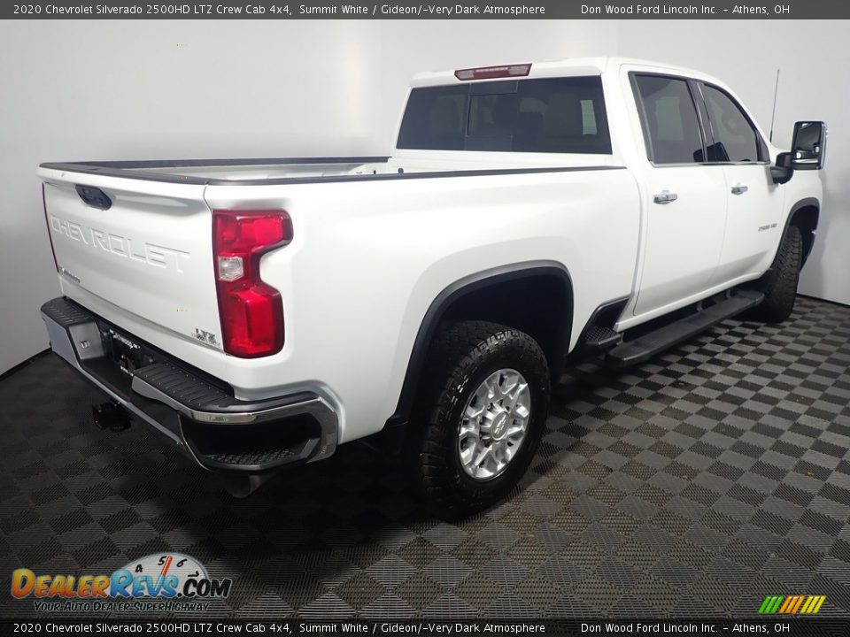 2020 Chevrolet Silverado 2500HD LTZ Crew Cab 4x4 Summit White / Gideon/­Very Dark Atmosphere Photo #18