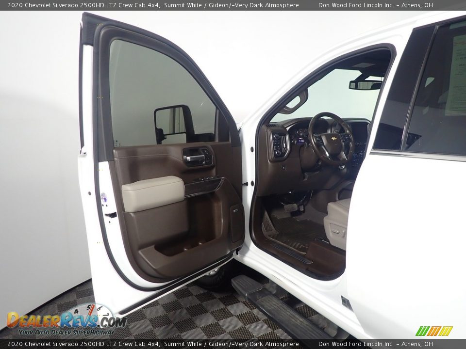 2020 Chevrolet Silverado 2500HD LTZ Crew Cab 4x4 Summit White / Gideon/­Very Dark Atmosphere Photo #19