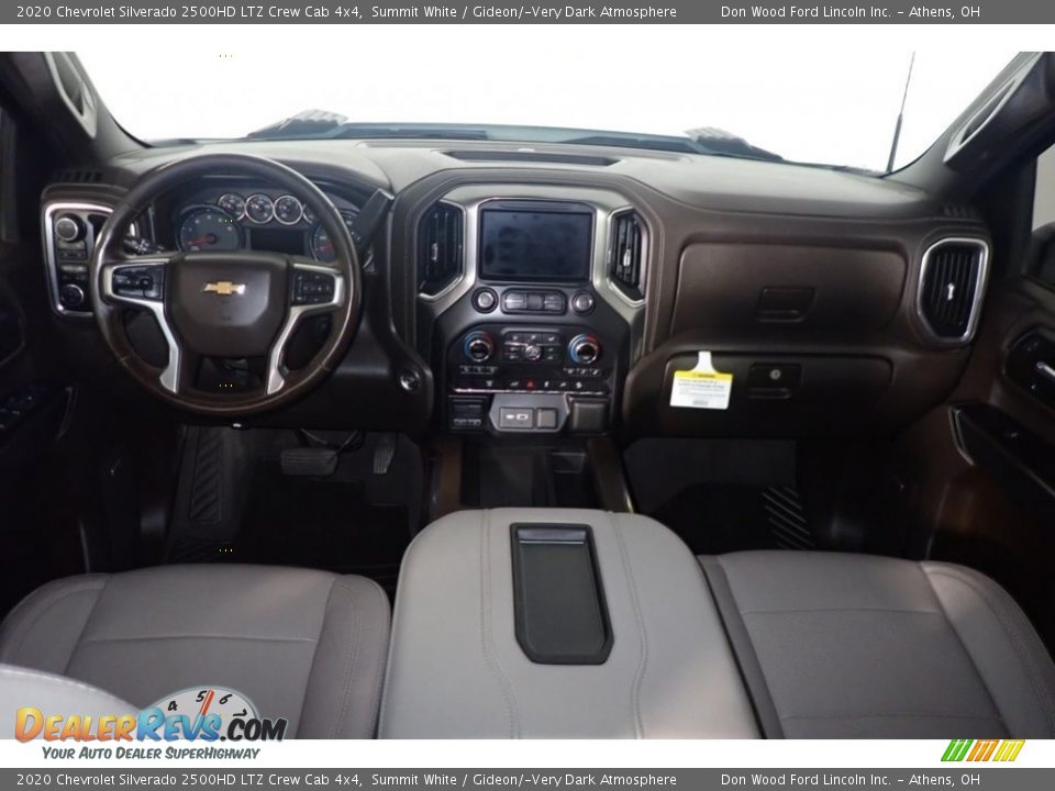 2020 Chevrolet Silverado 2500HD LTZ Crew Cab 4x4 Summit White / Gideon/­Very Dark Atmosphere Photo #23