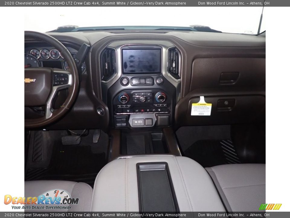 2020 Chevrolet Silverado 2500HD LTZ Crew Cab 4x4 Summit White / Gideon/­Very Dark Atmosphere Photo #24