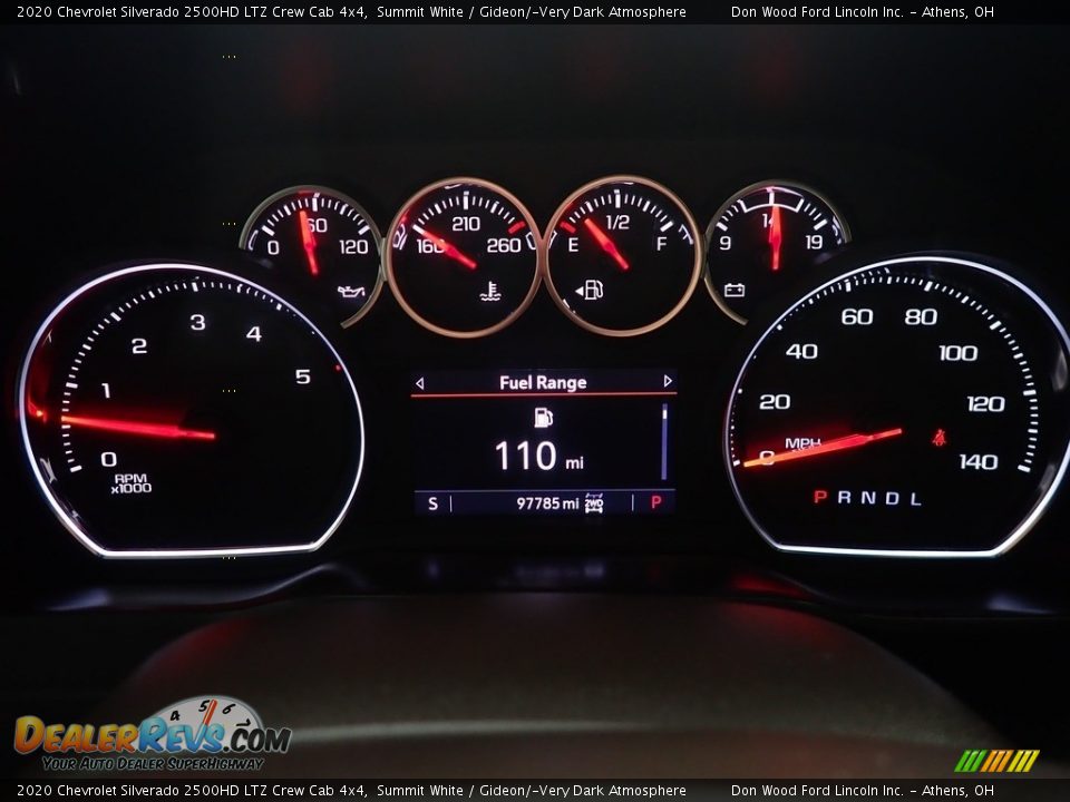 2020 Chevrolet Silverado 2500HD LTZ Crew Cab 4x4 Summit White / Gideon/­Very Dark Atmosphere Photo #27