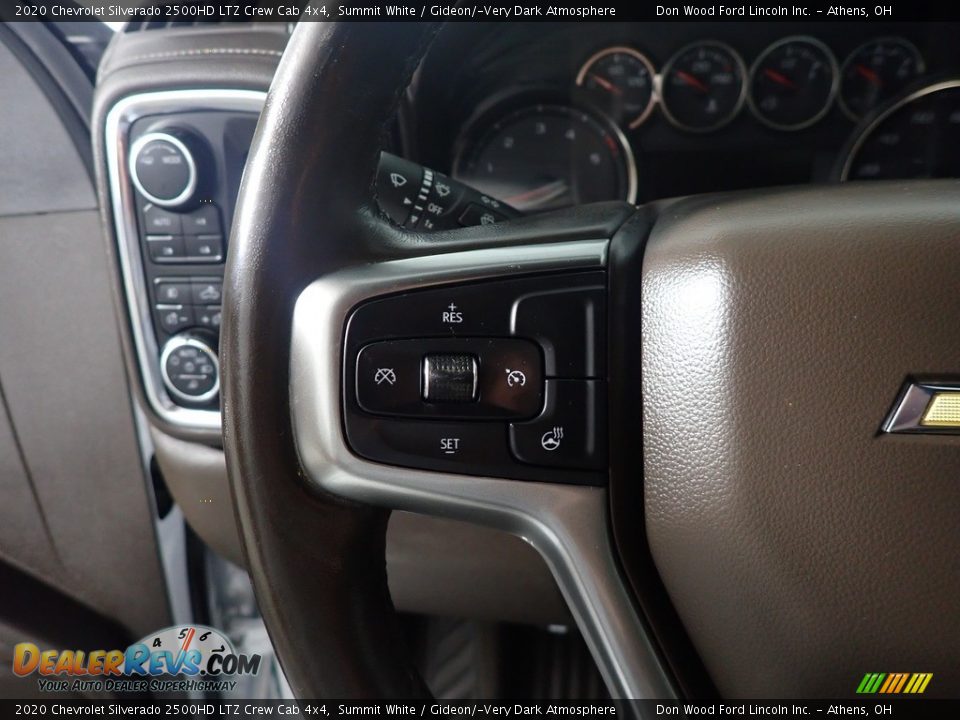2020 Chevrolet Silverado 2500HD LTZ Crew Cab 4x4 Summit White / Gideon/­Very Dark Atmosphere Photo #28