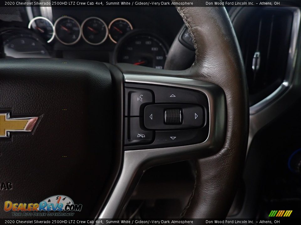 2020 Chevrolet Silverado 2500HD LTZ Crew Cab 4x4 Summit White / Gideon/­Very Dark Atmosphere Photo #29