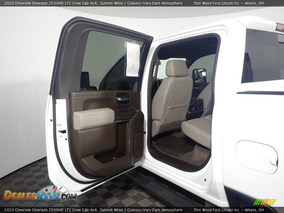 2020 Chevrolet Silverado 2500HD LTZ Crew Cab 4x4 Summit White / Gideon/­Very Dark Atmosphere Photo #33
