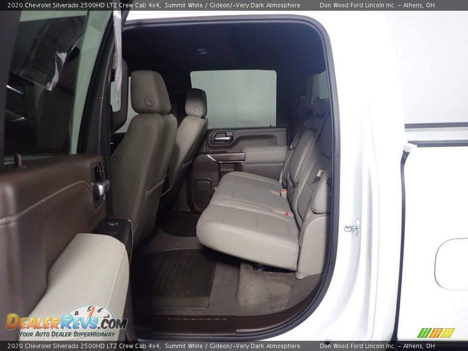 2020 Chevrolet Silverado 2500HD LTZ Crew Cab 4x4 Summit White / Gideon/­Very Dark Atmosphere Photo #34